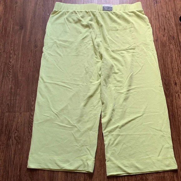 Who What Wear Wide Leg SweatPants Green Lime Sherbet Size 2X New - Picture 4 of 8